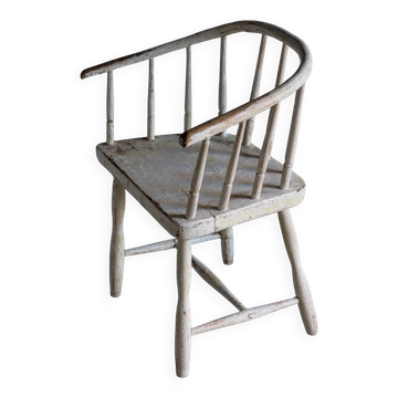 Wabi sabi white armchair | Latvia | 1900s