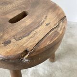 Oak tripod stool 1950