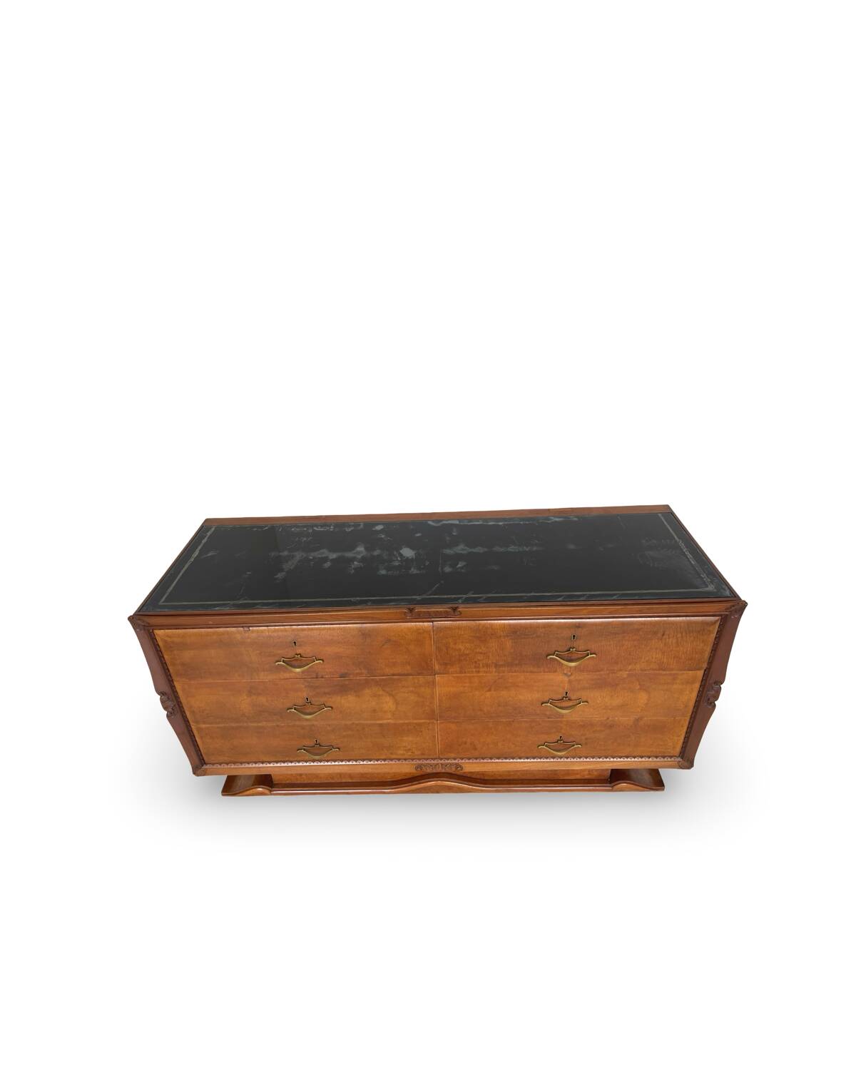 An art deco Italian chest of drawers, Italy 1950s