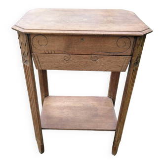 Oak side table