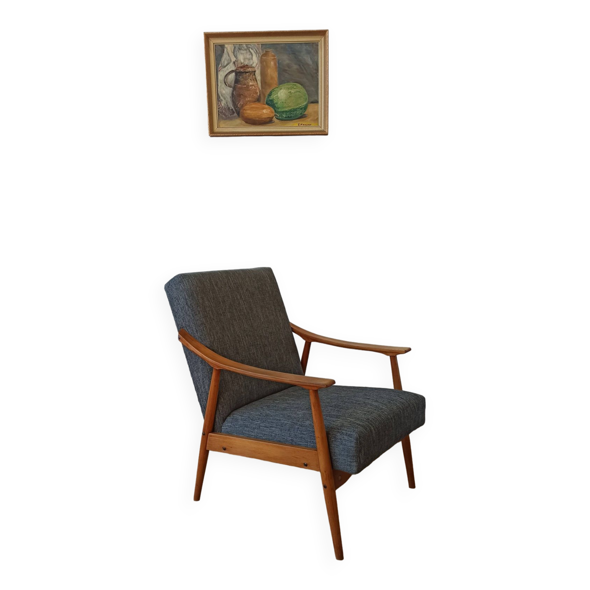 Pair of Mid-Century Armchairs 70s.