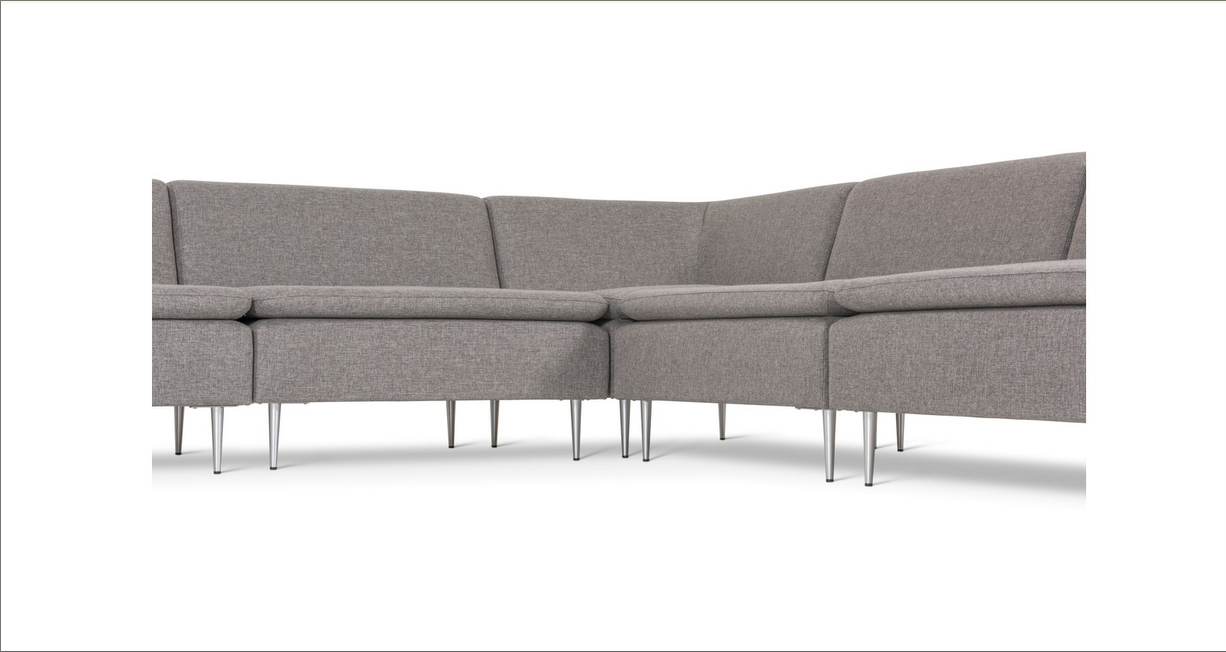 Scandinavian corner sofa