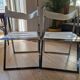Set of 2 folding chairs Fantoni and Geraci