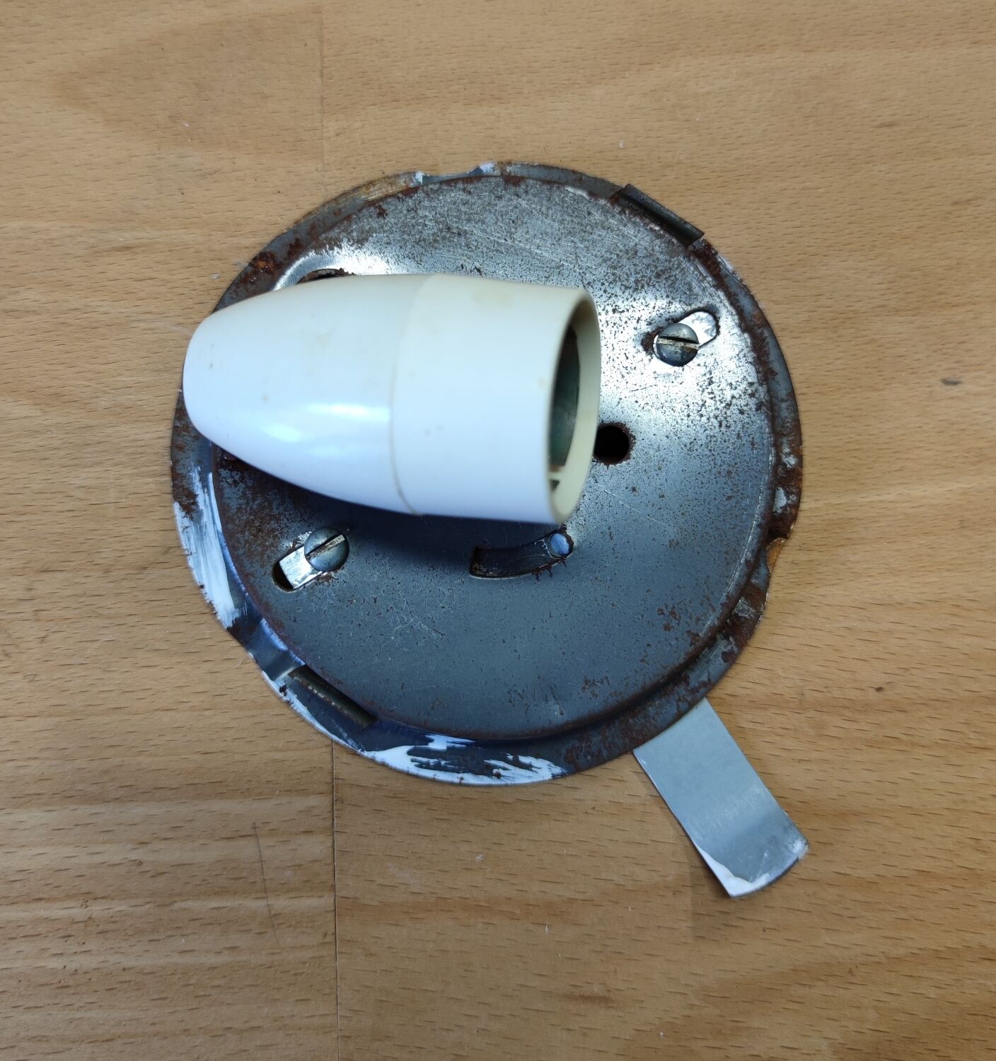 Opaline ceiling lamp