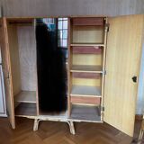 Bamboo rattan wardrobe 1970