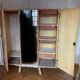 Bamboo rattan wardrobe 1970