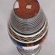 Art Deco Hand-Painted Vase in Ceramic, Slovakia, 1940s