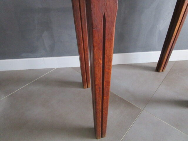 Old oak side table