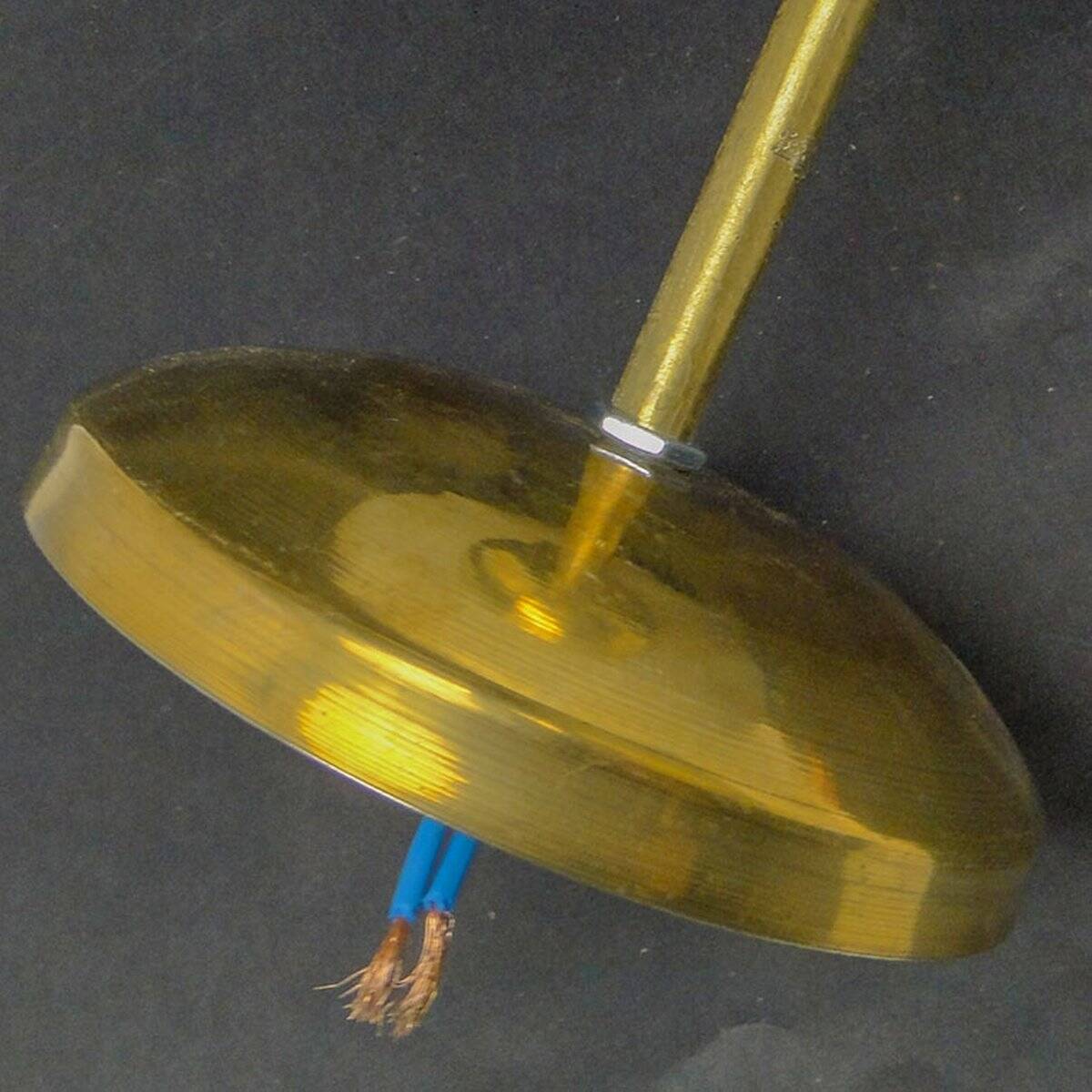 Art Deco style pendant lamp, Poland, 1950s