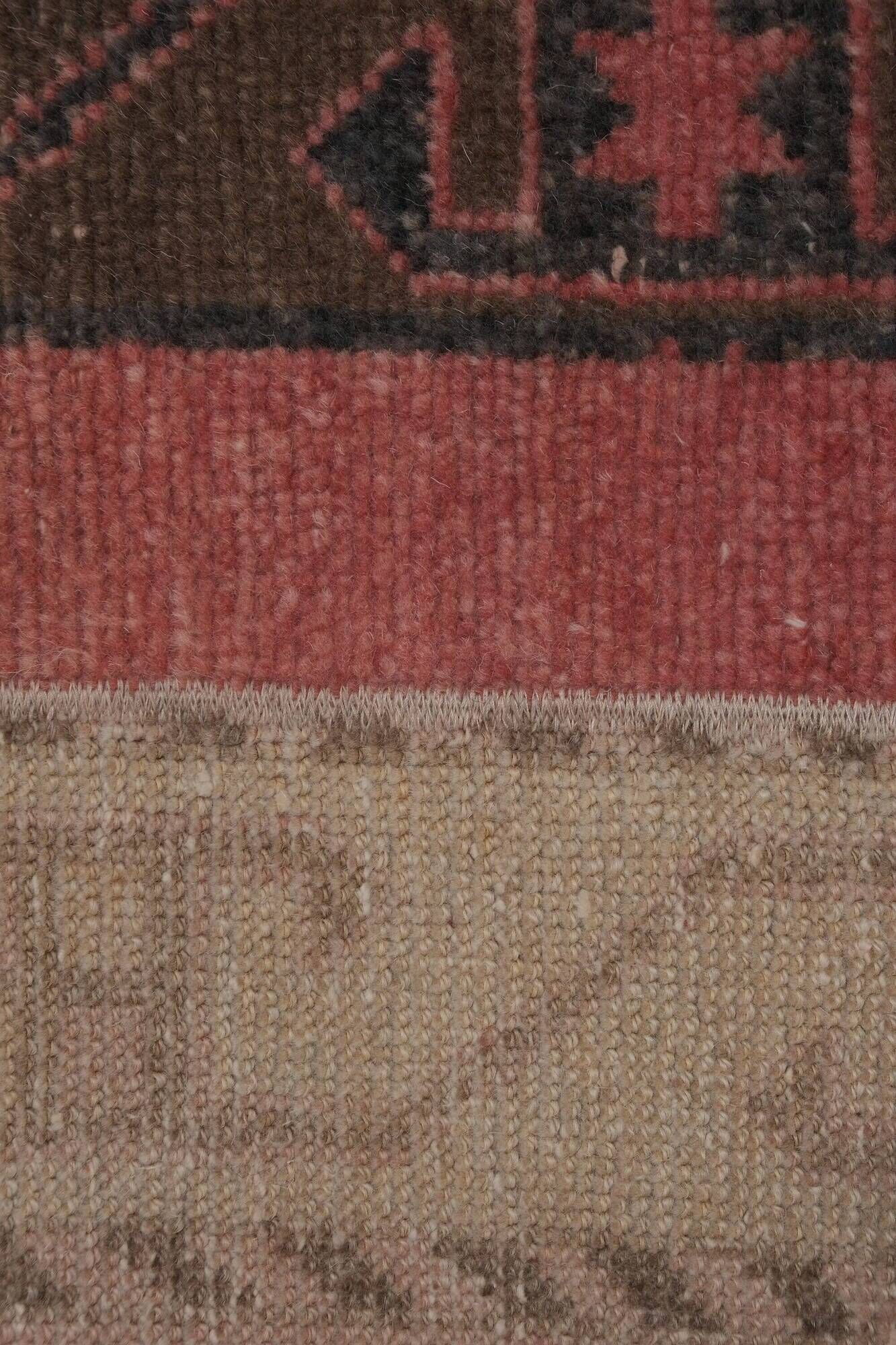 Vintage Turkish hallway rug 72x778 cm