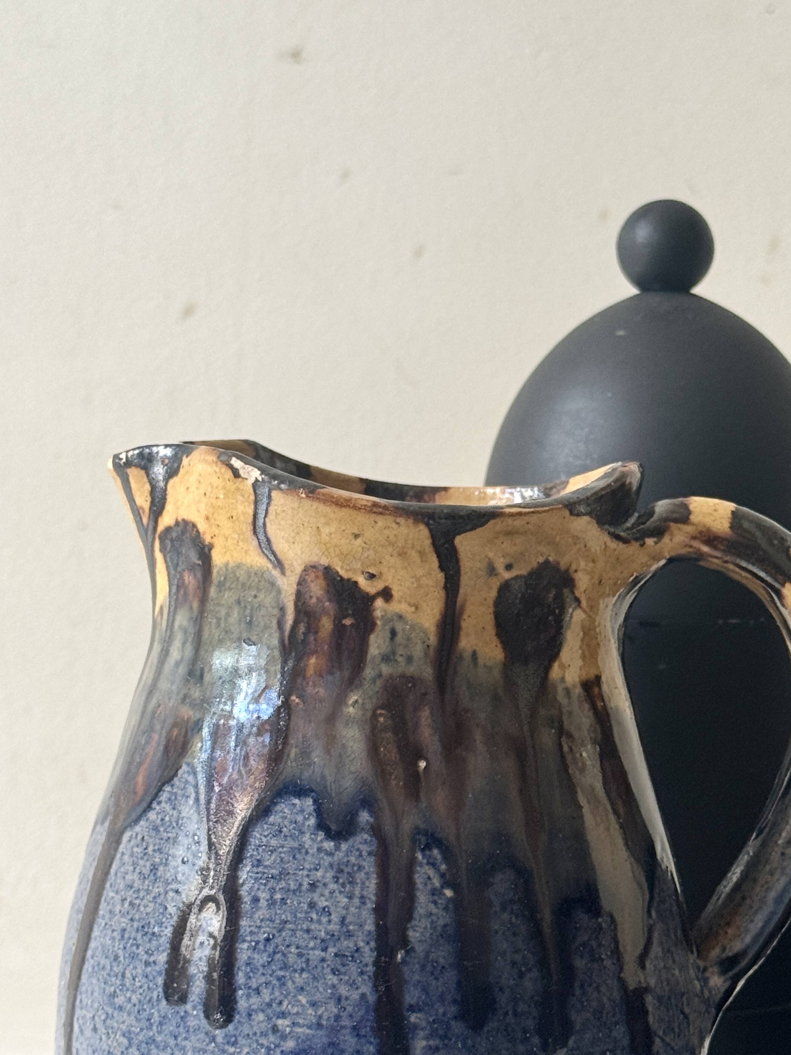Carafe / vase en céramique émaillée, Jospeh Talbot La Borne 1950