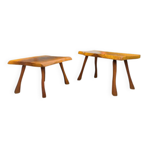 tables gigognes brutalistes