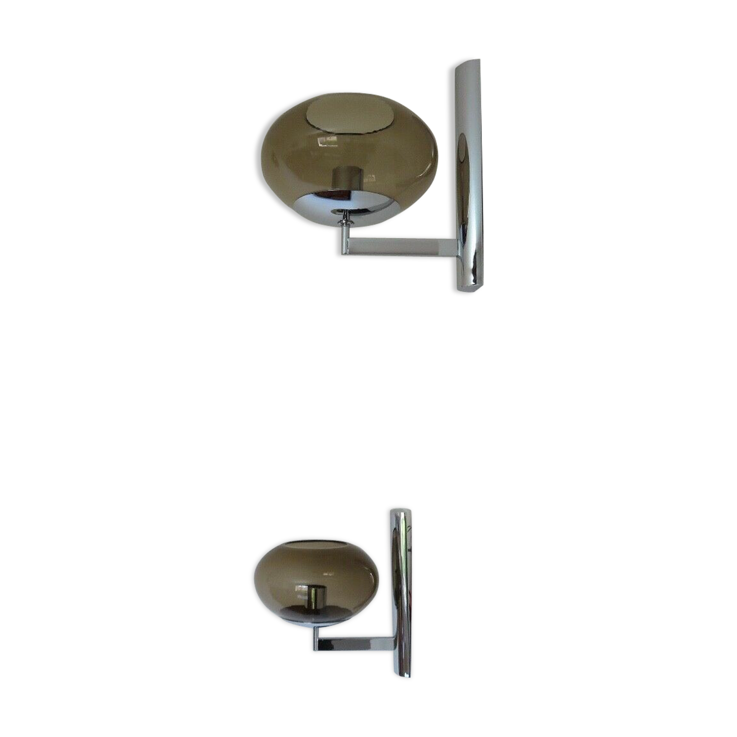 Pair of wall lamps by Maison Sciolari 1970