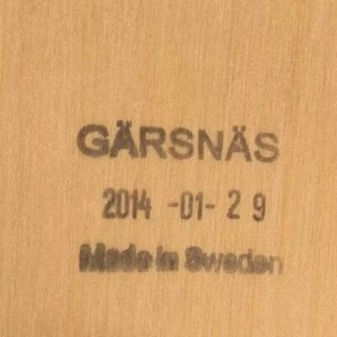 Vintage swivel armchair in gray fabric by axelson for garnas 2014 sweden