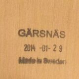 Vintage swivel armchair in gray fabric by axelson for garnas 2014 sweden