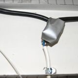 Ceiling lamp indus 2 large spots with a lampshade reflector aluminum