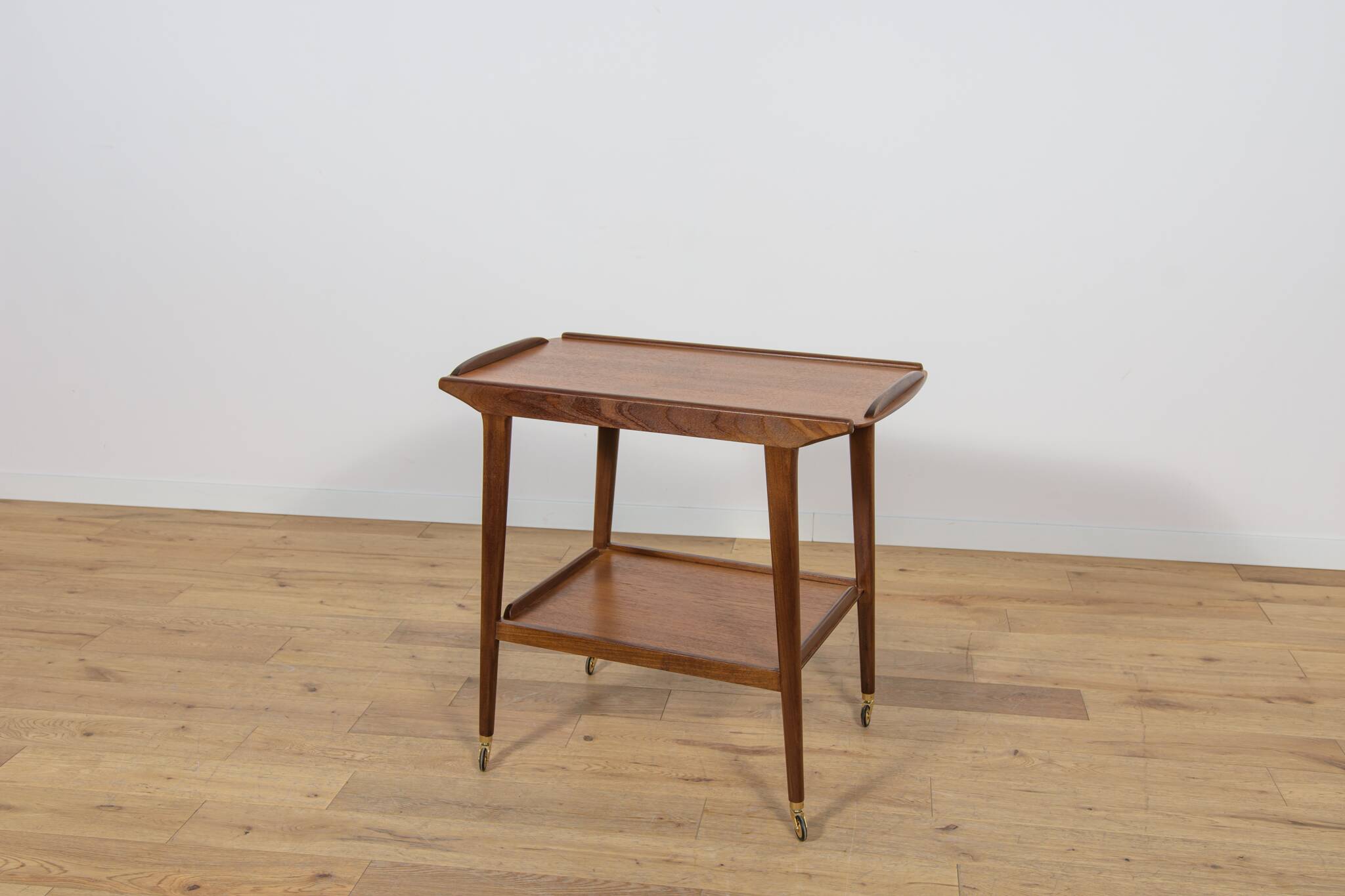 Mid Century Teak Serving Trolley, Denmark, 1960s