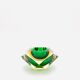 Murano bowl - Flavio Poli - Sommerso - Amber Green - Circa 1960