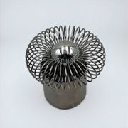 Applique spirale chromée Philippe Rogier pour Oxar France années 70