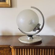 Murano glass spherical table lamp, Mazzega Italy 1970s