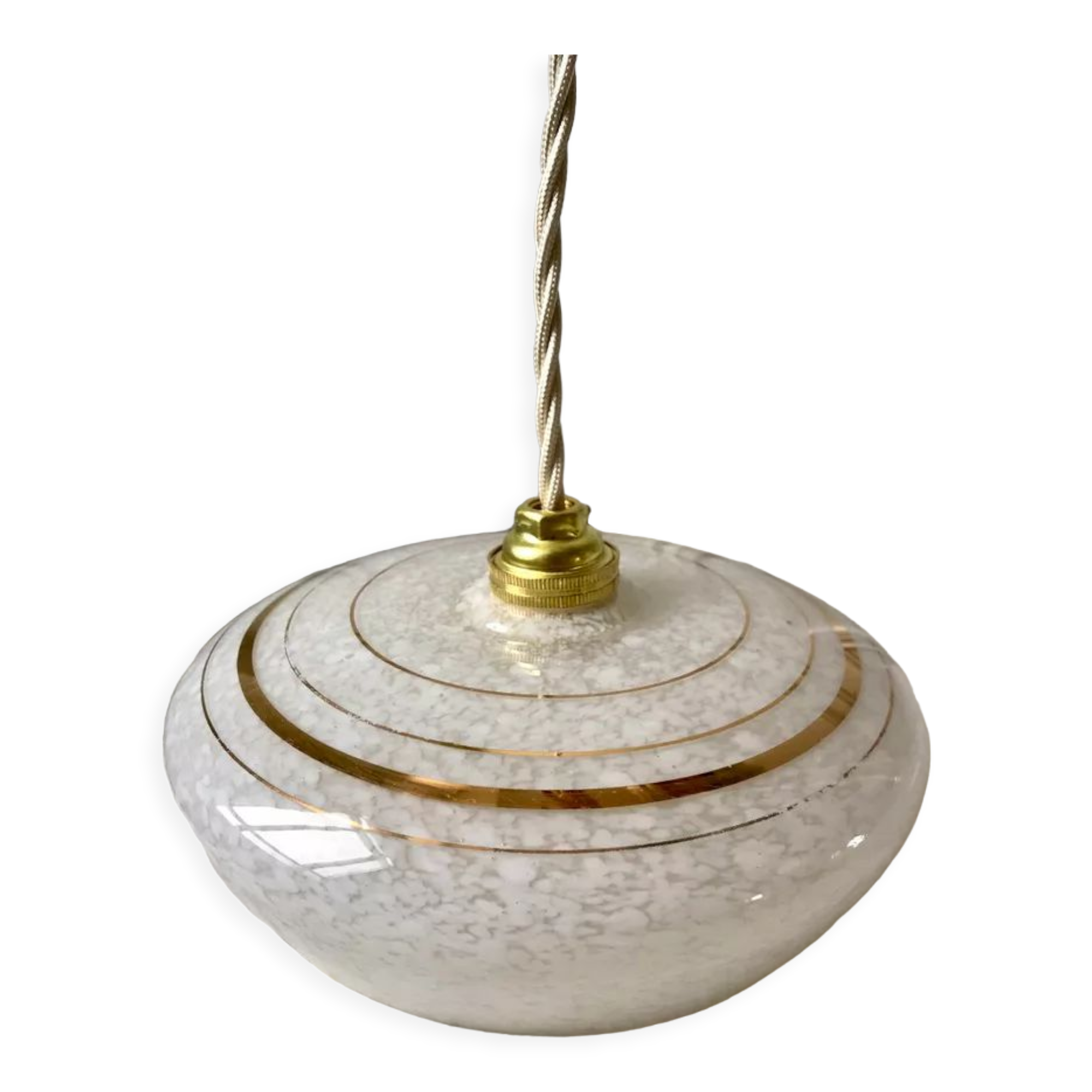 Glass suspension of Clichy years 40 50