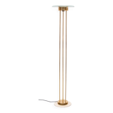 Impressive Large Brass Halogen floor lamp 1980s
