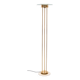 Impressive Large Brass Halogen floor lamp 1980s