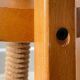 Vintage Solid Beech Screw Stool