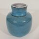 Vase émaillée Bleu de Jacques et Dani Ruelland 1960s