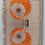 Applique en perspex orange