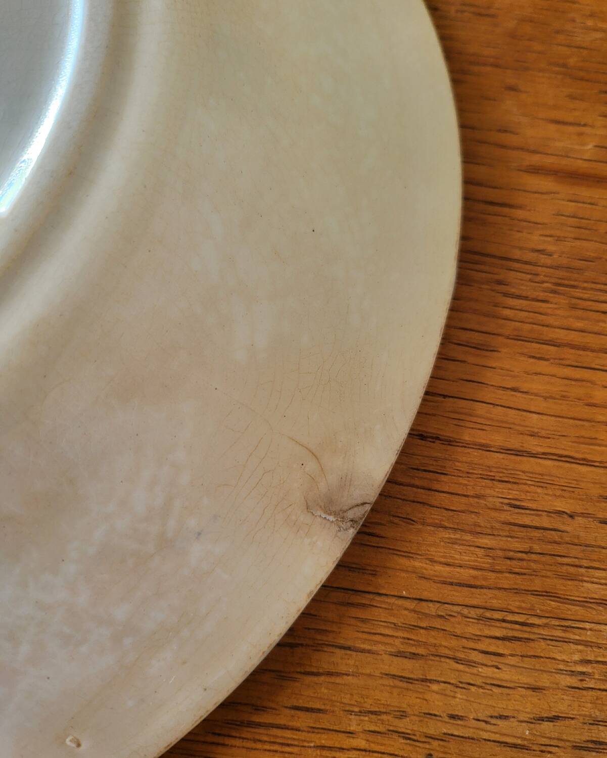 Old Earthenware Plate Creil and Montereau Dublin Service