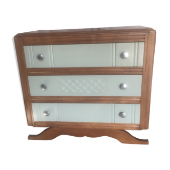 Commode pied moustache en chêne