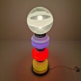 Italian Murano Floor Lamp  in 3 Colors Light, 1970s