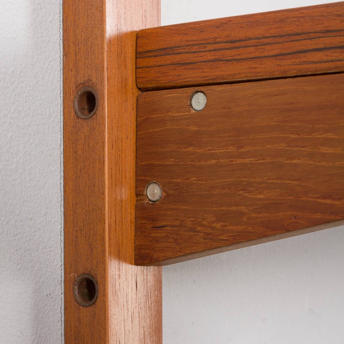 Preben Sorensen Danish teak mid century shelves by PS system Randers, 1960s