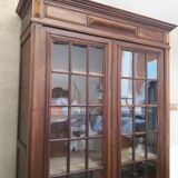 Library display case H234 walnut 19th century