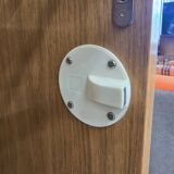 XL vintage mid-height wardrobe with brutalist accents