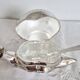 Antique butter dish Silver-plated snail