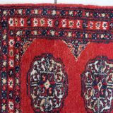 Tapis vintage pakistanais Ersari fait main en laine – 45 x 86 cm – 1970s