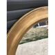 Gold oval mirror 64cm x 54cm