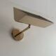 Pair of vintage adjustable solid brass wall lights France 1970