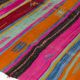 Vibrant Vintage Anatolian Kilim,Hand-Woven Wool & Cotton Rug – sku 137