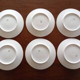 12 assiettes à dessert Descotte Reboisson & Barranger (D.R.B.) Limoges