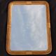 Mirror rectangle rattan 1960 61x81cm