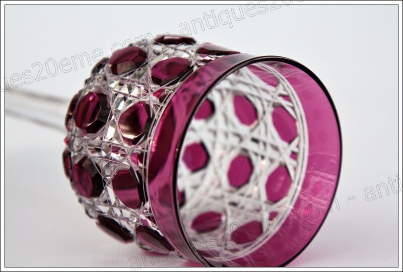 Wine from the Rhine or Roemer Baccarat crystal glass model Pontarlier
