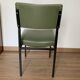 green and metal skai chair