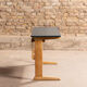 Casala double office in solid beech renovated and restyled, circa 1960