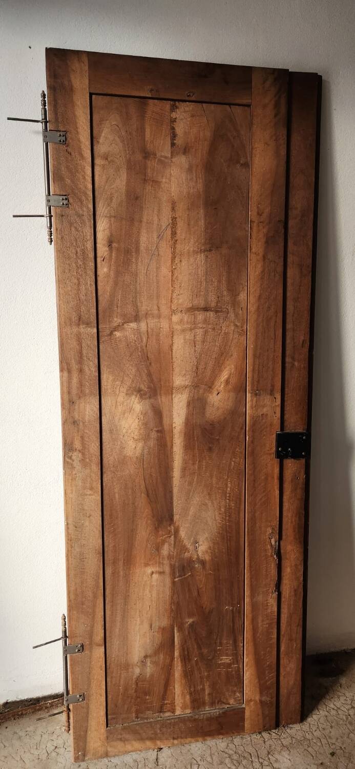 Antique walnut cabinet doors