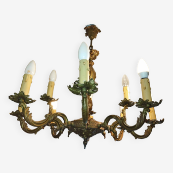 Bronze chandelier