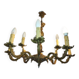 Lustre en bronze