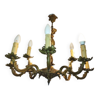 Lustre en bronze